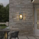 Organic LED 13.5 inch Painted Antique Brass Outdoor Wall Sconce